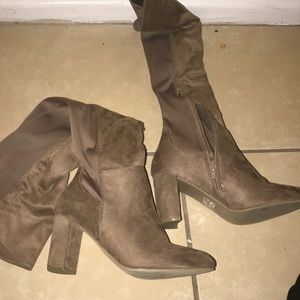 Over the knee boot
